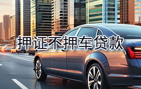 黔南押证不押车贷款